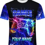Funny Gamer T-Shirt – “Nacho Average Gamer” Graphic Tee | Video Game Humor Shirt for Men, Women & Kids | Casual Gaming Gift Tees(Bundle of 10 Products)