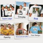 Custom T Shirts for Men, Women & Kids | Personalized Design Your Own Tee with Photo, Text & Logo | Front & Back Print | 100% Cotton Unisex Casual Wear(Bundle of 10)) - Image 4
