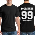 Custom Text T-Shirt – Add Your Own Name, Quote or Message | Personalized Back Print Tee for Men & Women | 100% Cotton Unisex Shirt | Gift for Birthdays, Events & Teams(Bundle of 10 Products) - Image 3
