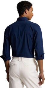 POLO RALPH LAUREN Men’s Classic Fit Poplin Sport Shirt | 100% Cotton Long Sleeve Button-Down Shirt | Premium Casual & Business Wear - Image 2